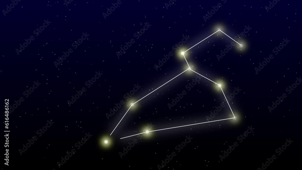leo star animated leo zodiac star on black night sky leo star animated leo zodiac star on black night sky