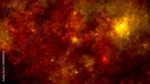 Obraz na płótnie Hyperion cluster Nebula - Sci-fi nebula - good for gaming and sci-fi related content. w salonie