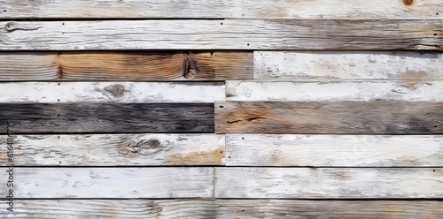 Old wooden wall desktop background ,Generative AI
