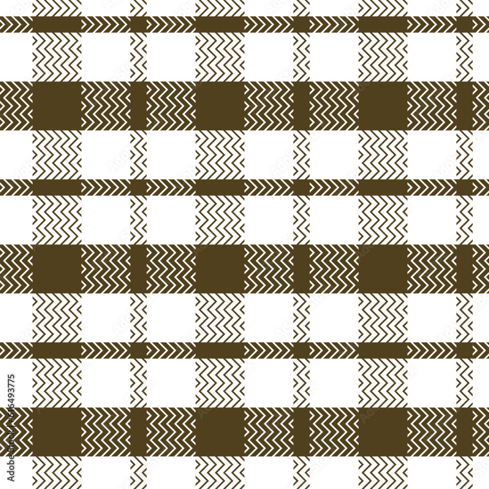 Scottish Tartan Seamless Pattern. Checker Pattern Template for Design Ornament. Seamless Fabric Texture.