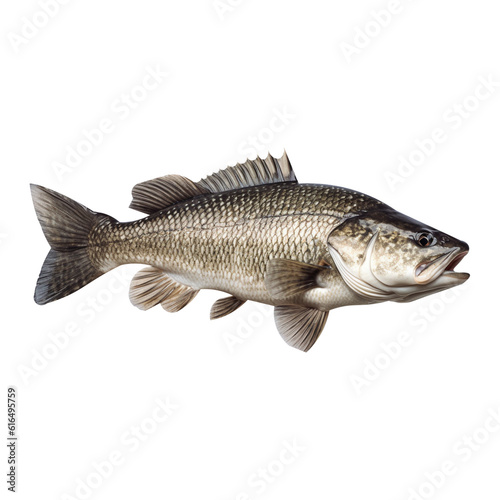 fish isolated on white background Generative AI transparent