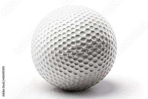 golf ball isolated on white background. AI generated