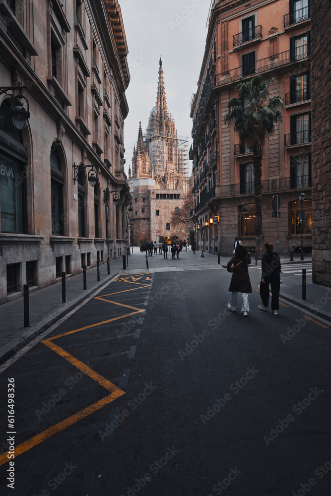 Obraz premium La Catedral de Barcelona