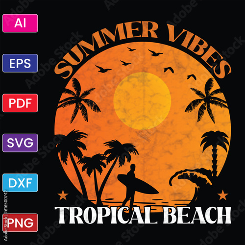 SUMMER VIBES TROPICAL BEACH