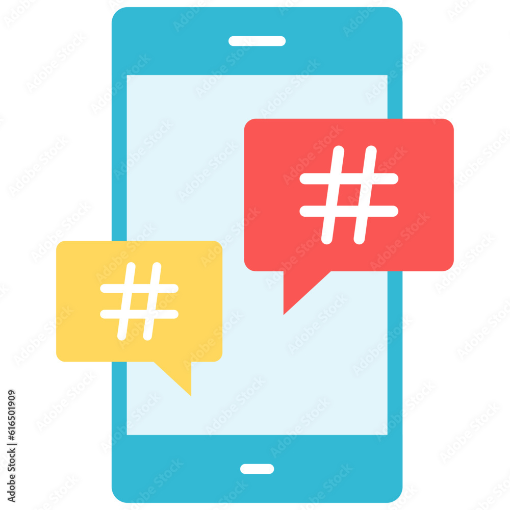 Fototapeta premium hashtag