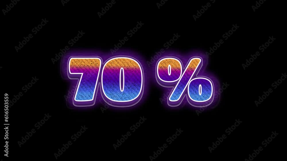 Animation up to 70% off banner promotion, Special offer, sale, discount. Animation up to 70% off banner promotion, Special offer, sale, discount.