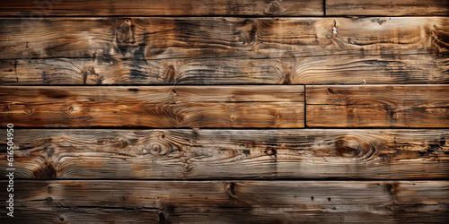 Old wooden wall desktop background ,Generative AI