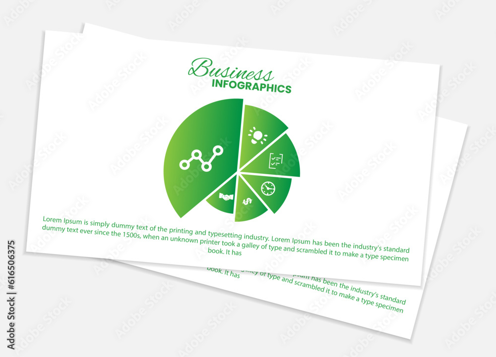 Obraz premium Business data visualization.