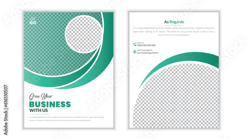 vector book cover design template