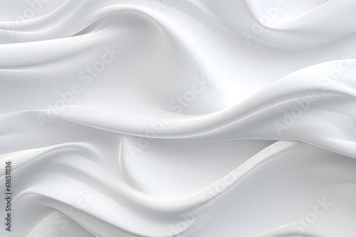 White cloth background abstract,cloth satin,soft waves. 