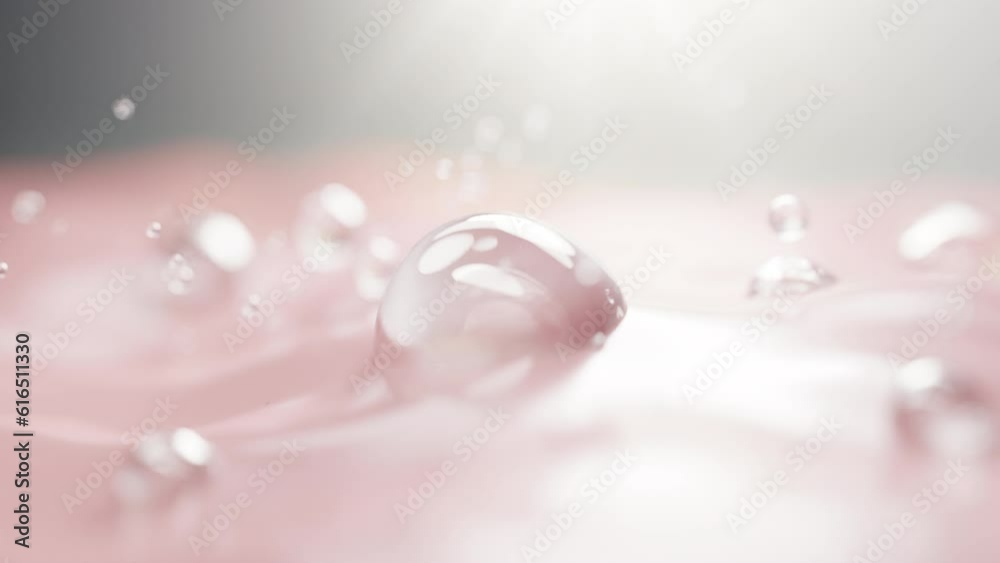 3D Collagen Skin Serum and Vitamin illustration isolated on soft color background. concept skin care cosmetics solution. 3d rendering.	