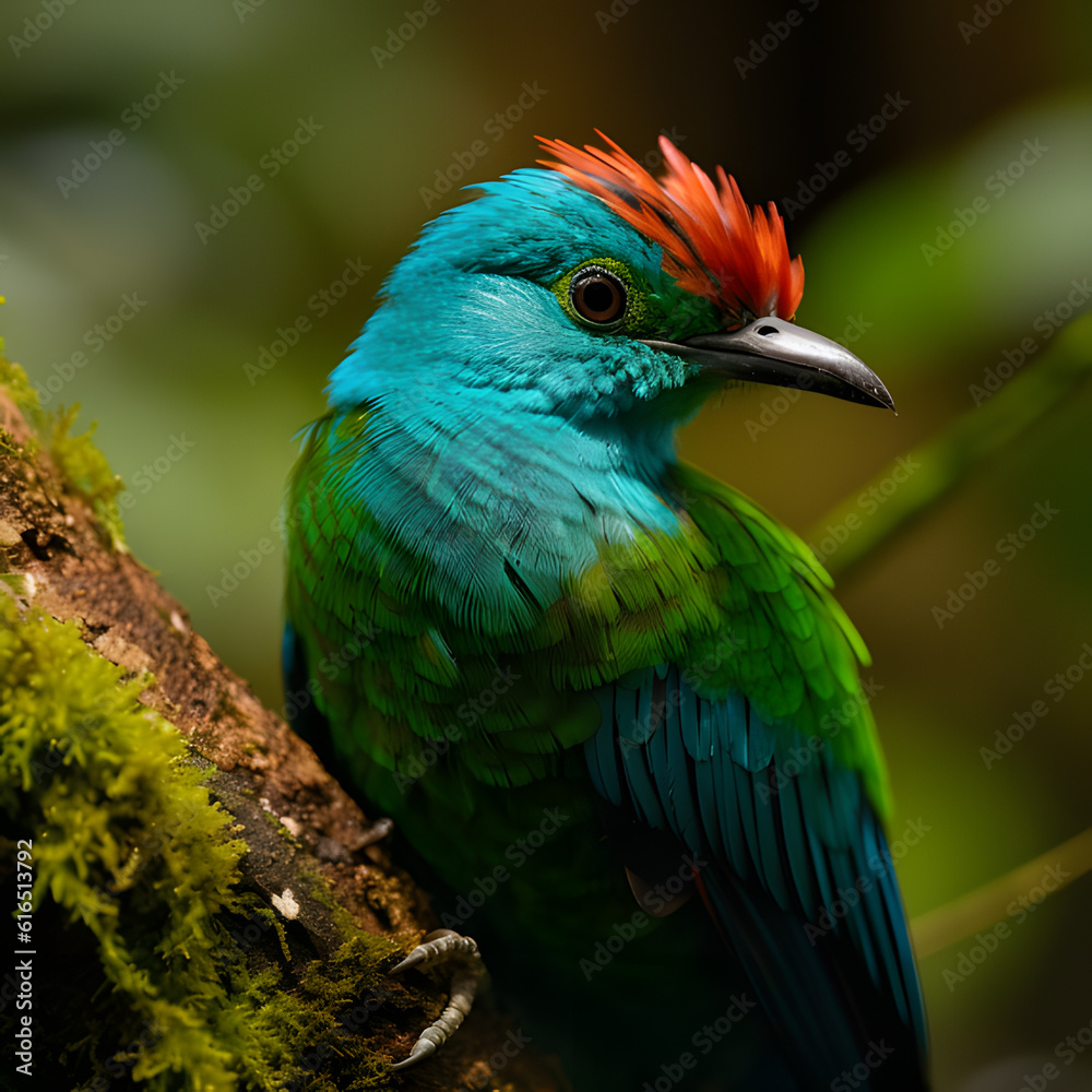 Fototapeta premium blue and yellow-billed toucan