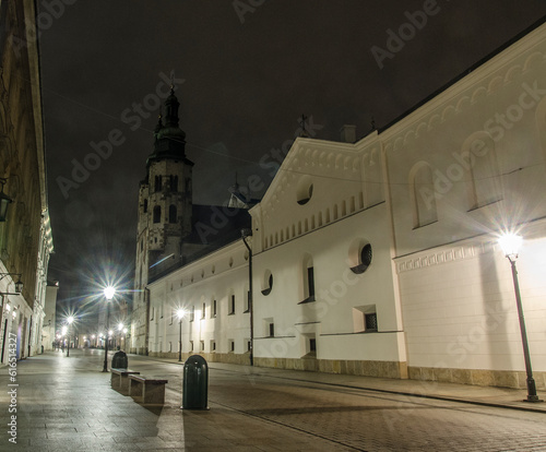 Kraków w nocy 