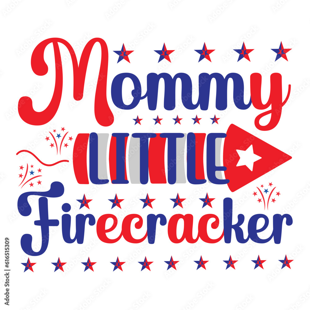 © NAjmul - 4th July shirt design Print template happy independence day American typography design.