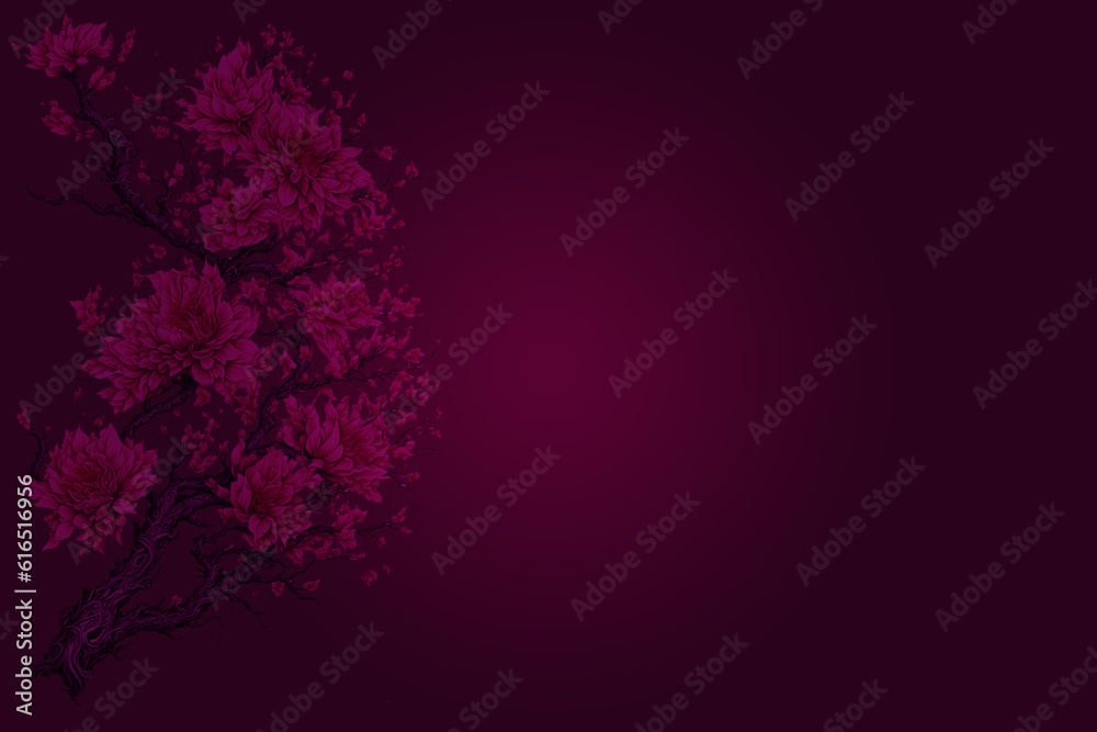 spring background with sakura flowers. Digital illustration for greeting card or invitation, wedding, greeting, decoration spring background with sakura flowers. Digital illustration for greeting card or invitation, wedding, greeting, decoration