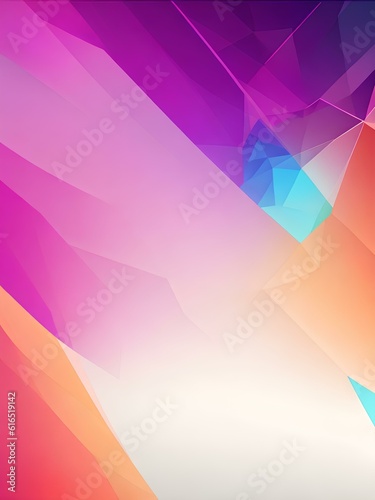 abstract background with triangles Generative AI 