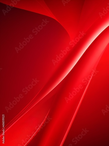red abstract background Generative AI 