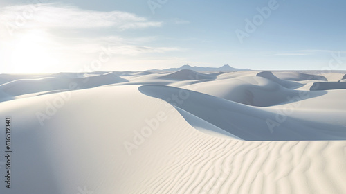 white sand dunes HD 8K wallpaper Stock Photographic Image