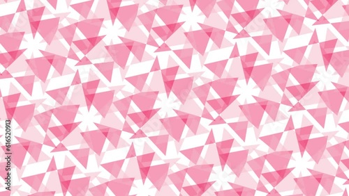Polygon-6p2 Crimson-Pink Monochrome Background Animated sequence b1