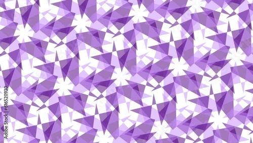 Polygon-6p2 Abstract Violet Monochrome Pattern Animated sequence c1