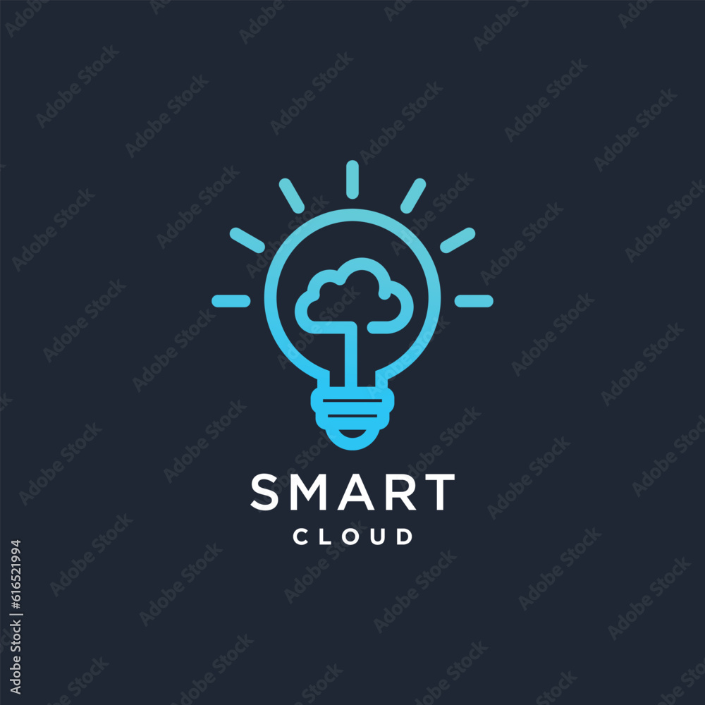 Smart home logo design with modern creative concept idea Smart home logo design with modern creative concept idea