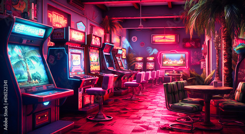 arcade gaming room interior design