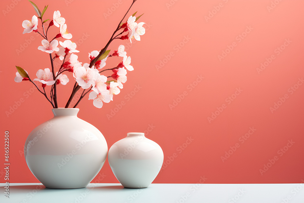 vase with flowers spring colors vase with flowers spring colors