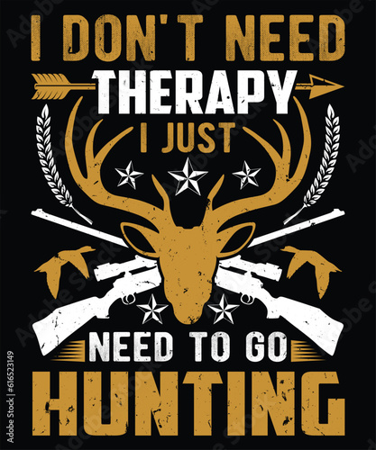 Deer Hunting typography elk gun Graphic animal t shirt design