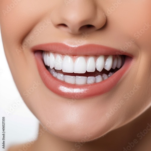 perfect white smile, dentist examine woman teeth