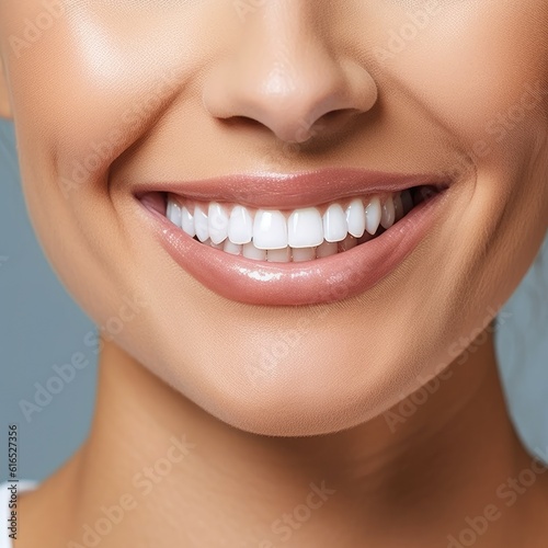 perfect white smile  dentist examine woman teeth