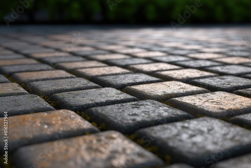 pavement. sidewalk stone. Generated by AI.