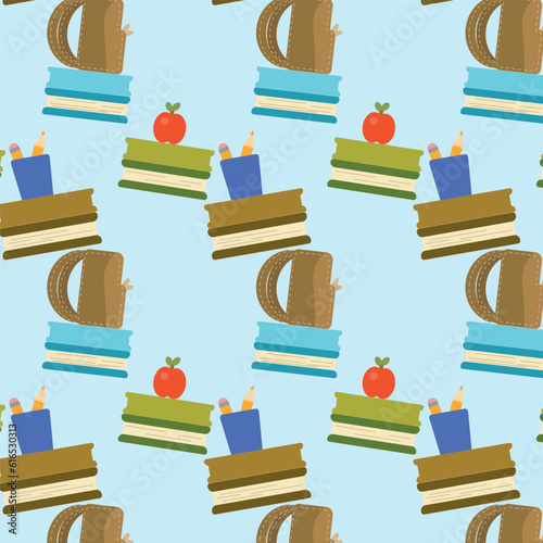 Back to school pattern 