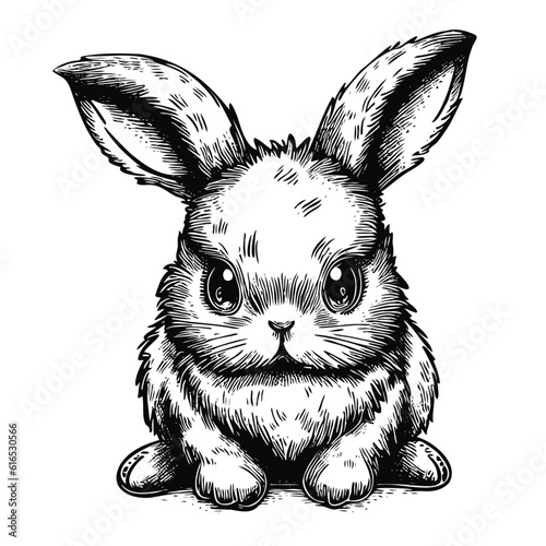 bunny cartoon sketch