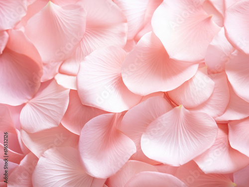 Soft pink rose petals as a background