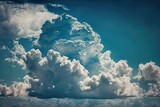 majestic cloud formation over the vast ocean. Generative AI