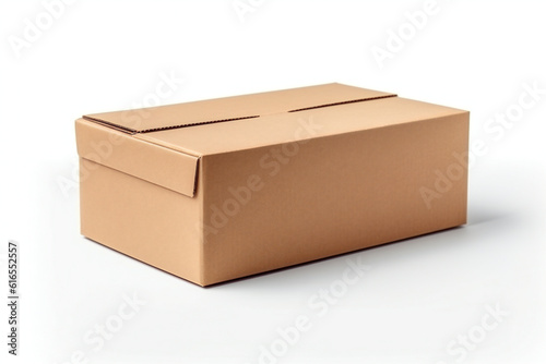 cardboard box isolated on white © PhotoFlex