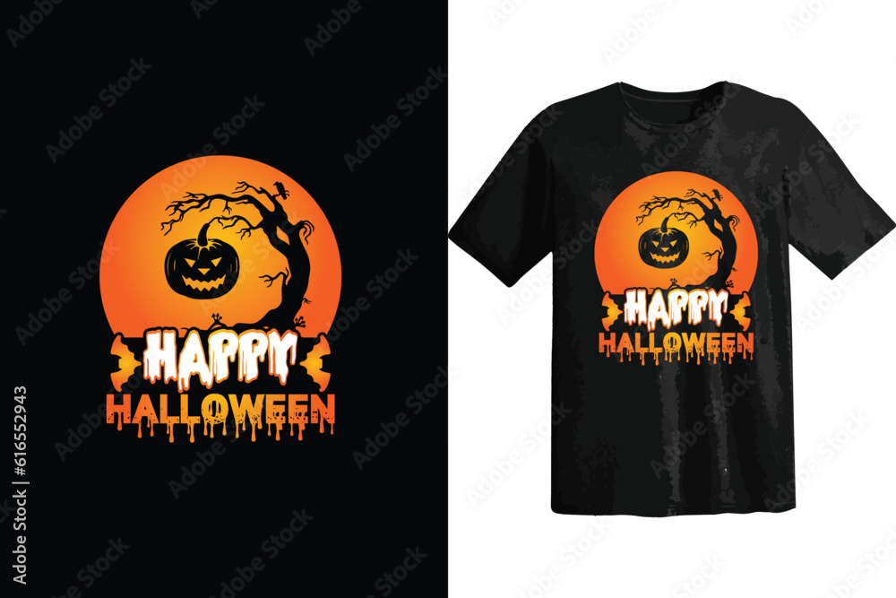 Halloween day t-shirt design