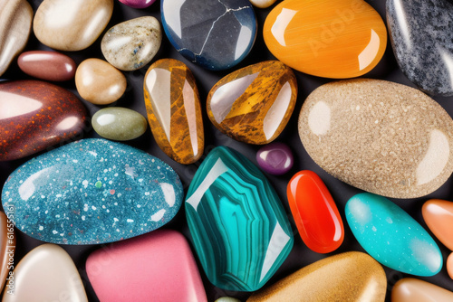 a pile of different colored rocks and stones, many small and colorful stones, gem stones, very realistic gemstones, precious stones, colorful gems, colored gems, colorful crystals,