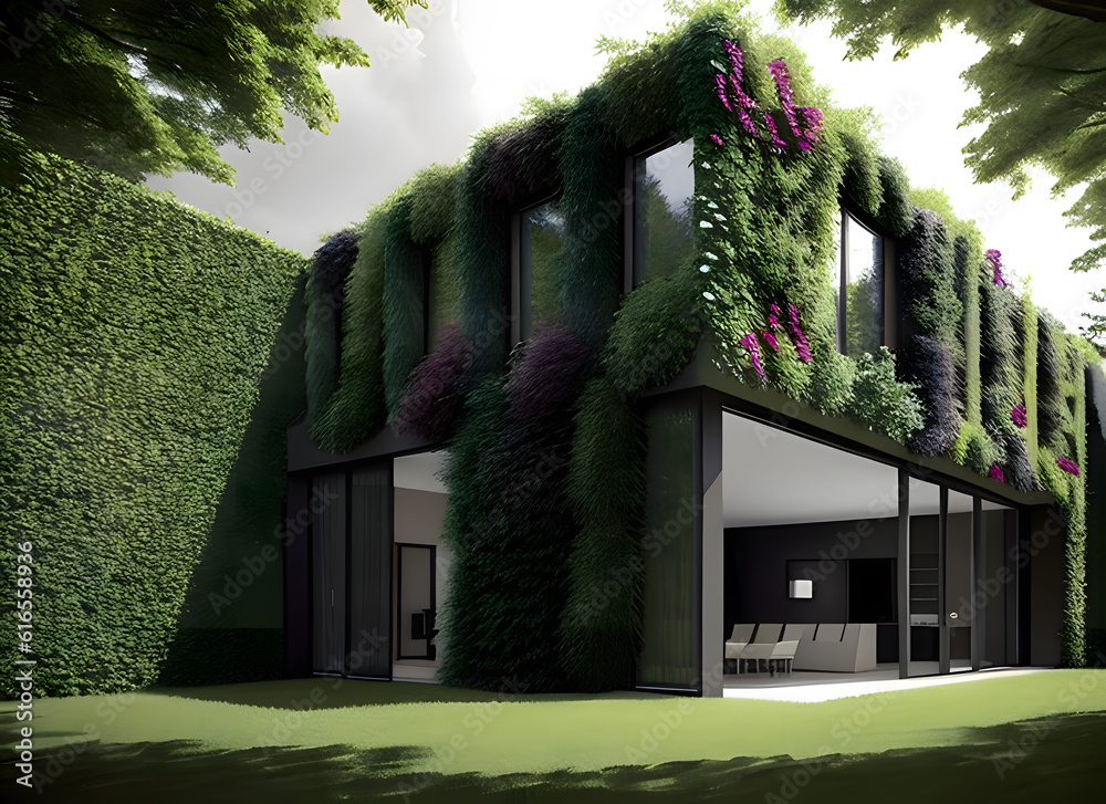 Gardne of a green architecture flat | ecofriendly house | modern ...