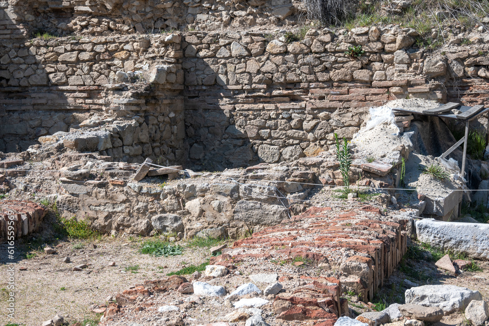 Ruins of ancient polis Heraclea Sintica, Bulgaria