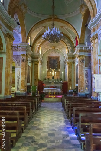 interior of church