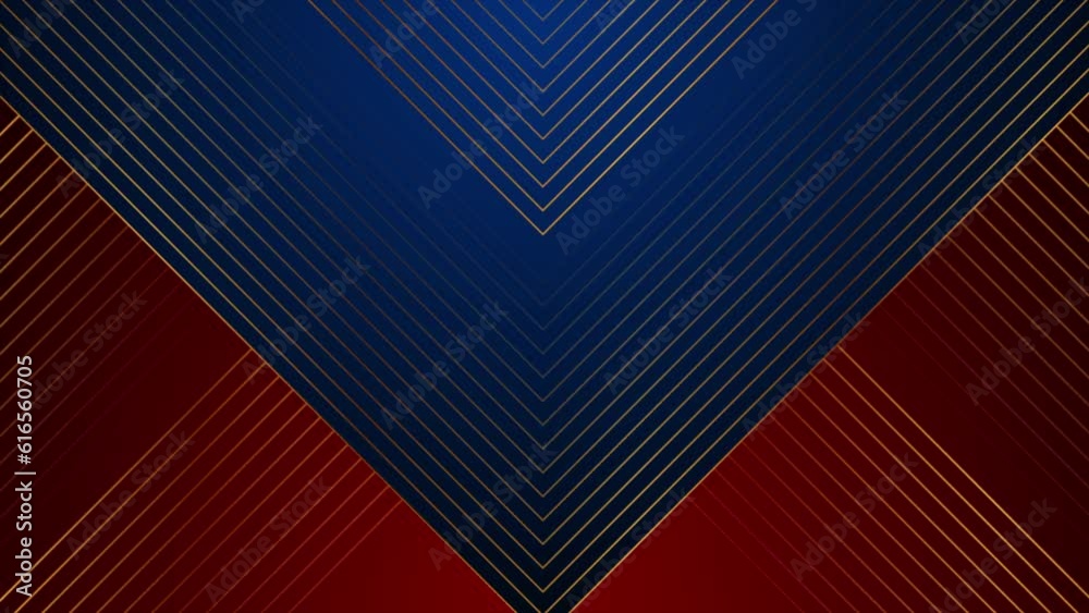 Abstract geometric concept background with golden lines. Seamless ...