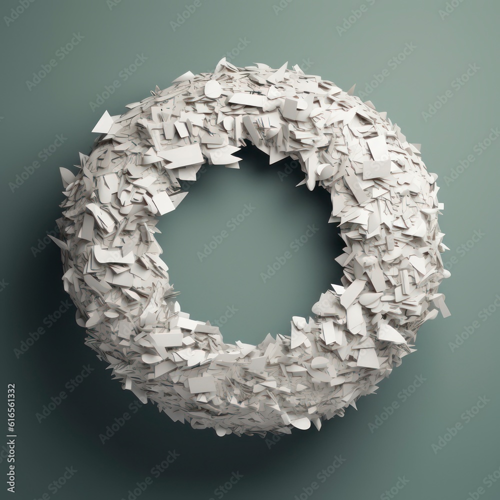 renewable paper speech bubble 