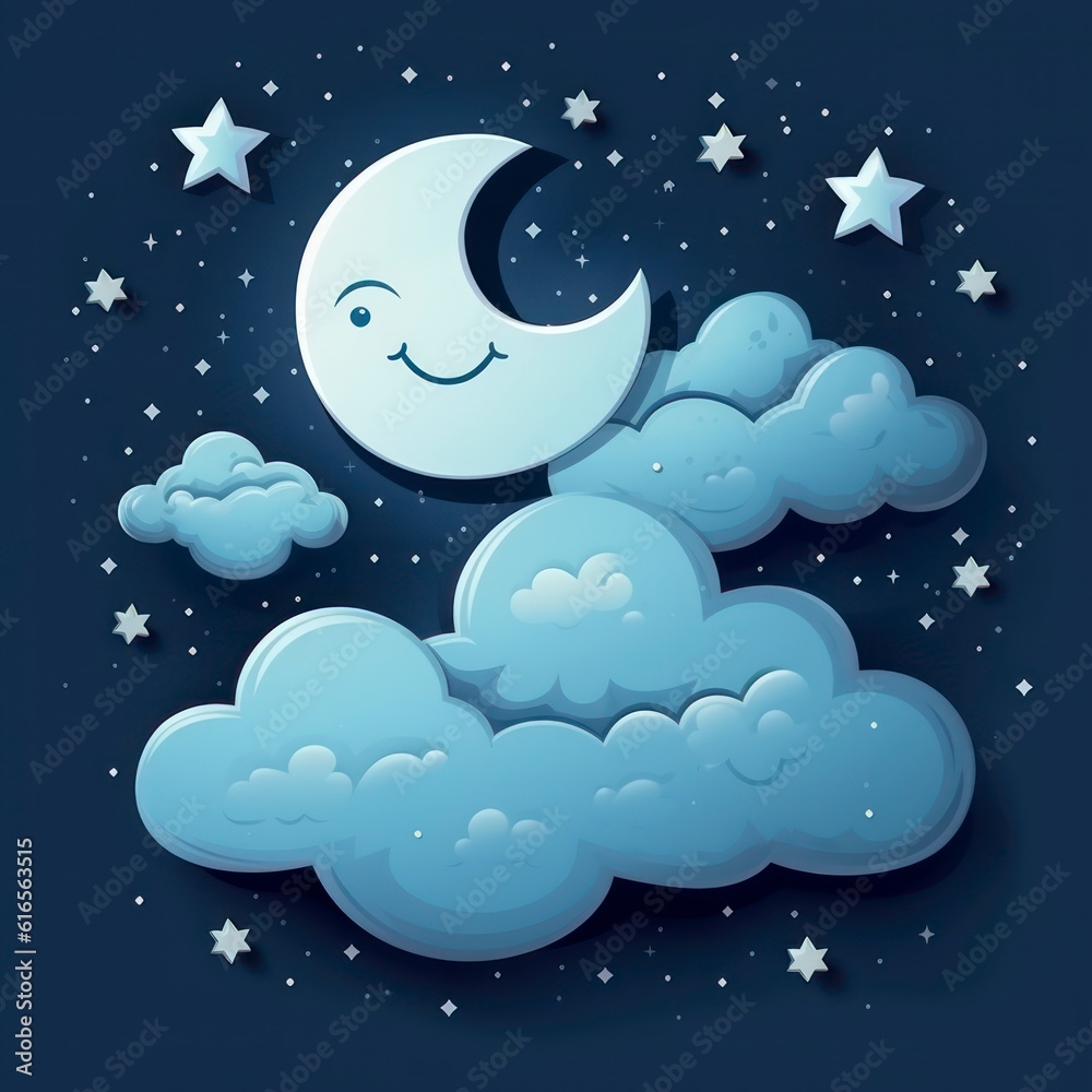 Fototapeta premium moon and drream background