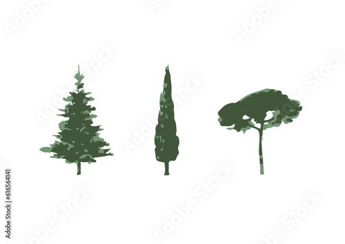 Trees.  Set.