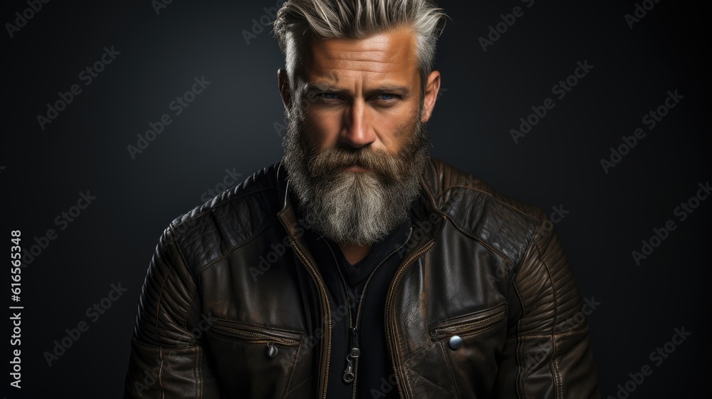 a man with a beard a man with a beard
