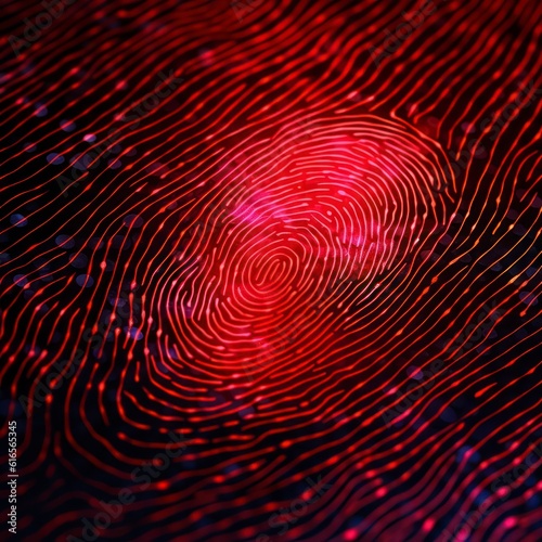 fingerprint background blur effect