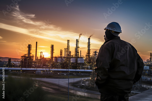 Environmental Engineer at an Oil Refinery - Generative AI © Martin Lang