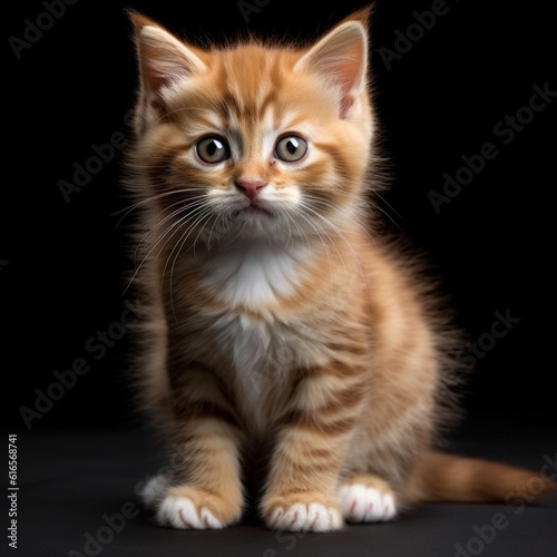 Portrait of a kitten, Generative Ai