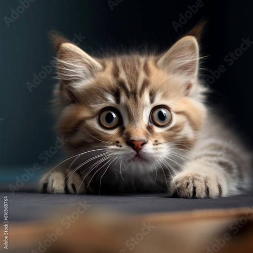 Portrait of a kitten, Generative Ai © Gustavo